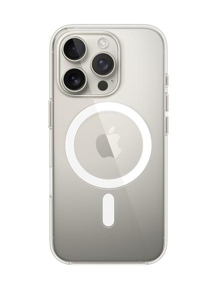 Apple iPhone 16 Pro Clear Case with MagSafe - view 2, Clear