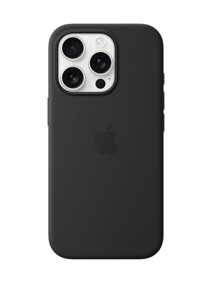 Apple iPhone 16 Pro Silicone Case with MagSafe, Black