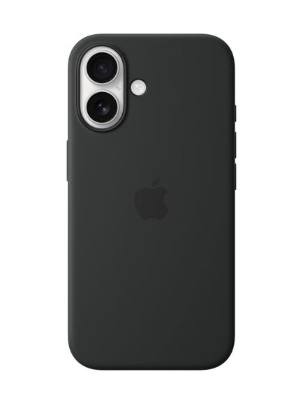 Apple iPhone 16 Silicone Case with MagSafe, Black