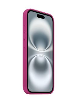 Apple iPhone 16 Silicone Case with MagSafe - view 2, Fuchsia