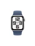 Apple Watch SE GPS + Cellular, 40mm, Sport Band, Silver/Denim