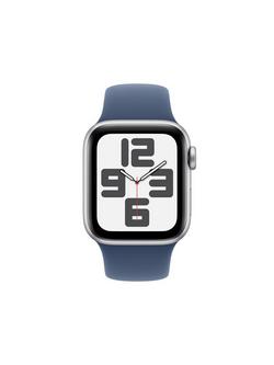 Apple Watch SE GPS + Cellular, 40mm, Sport Band - view 2, Silver/Denim