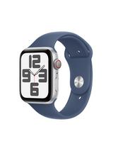 Apple Watch SE GPS Cellular, 44mm, Sport Band, Silver/Denim