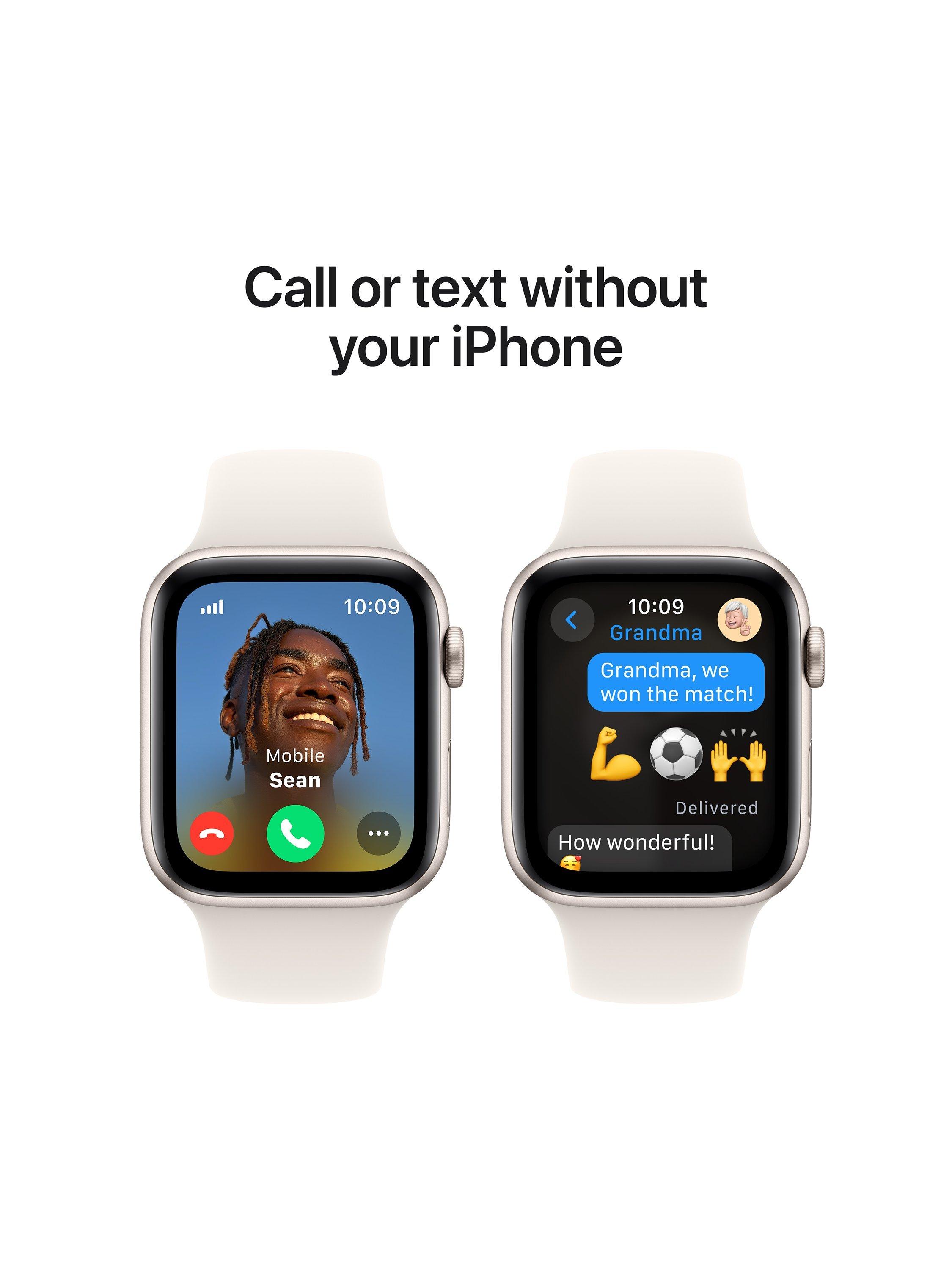 Apple Watch SE GPS Cellular 44mm Sport Band Starlight