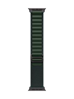 Apple Watch 49mm Dark Green Alpine Loop, Small, Black Titanium Finish