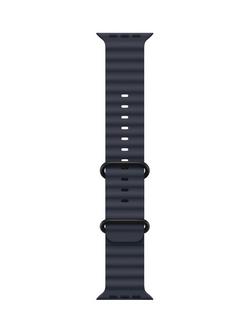 Apple Watch 49mm Navy Ocean Band, Black