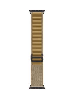 Apple Watch 49mm Tan Alpine Loop, Large, Black