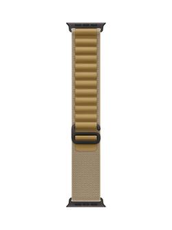 Apple Watch 49mm Tan Alpine Loop, Small, Black