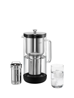 Aarke Purifier Water Filter Glass Pitcher, 2.4L, Clear - view 2, Clear