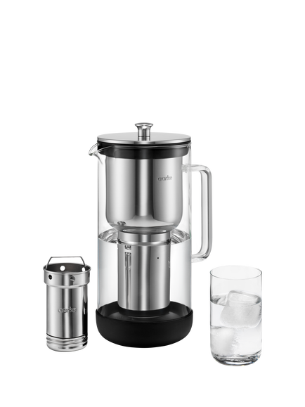 Aarke Purifier Water Filter Glass Pitcher, 2.4L, Clear - view 2, Clear