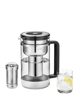 Aarke Purifier Large Water Filter Glass Pitcher, 2.8L, Clear - view 2, Clear