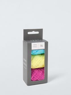 John Lewis Gift Raffia, Pack of 3, Multi, Multi