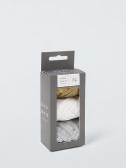 John Lewis Gift Raffia, Pack of 3, Multi, Multi