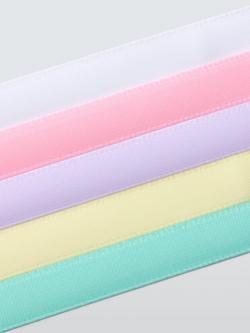 John Lewis Pastel Gift Ribbons, 2m, Set of 5 - view 2, Multi