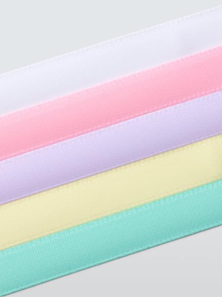 John Lewis Pastel Gift Ribbons, 2m, Set of 5 - view 2, Multi
