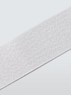 John Lewis Wide Gift Ribbon, Silver, 2m - view 2, Silver