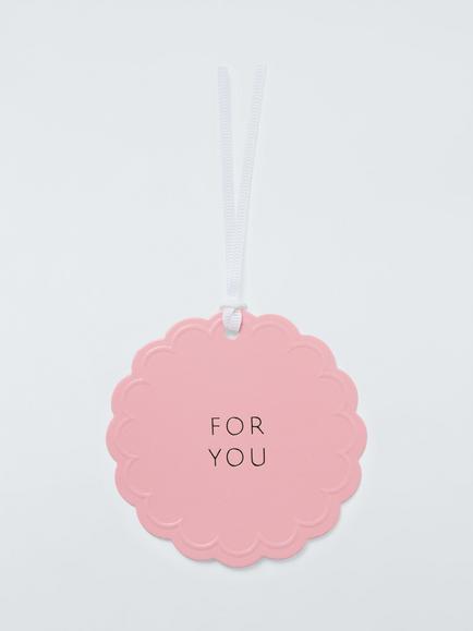 John Lewis Slogan Scalloped Gift Tags, Pack of 3, Multi - view 2, Multi