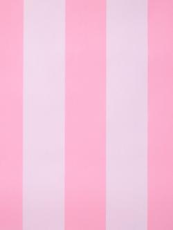 John Lewis Wide Stripe Wrapping Paper, 3m, Light Pink - view 2, Light Pink