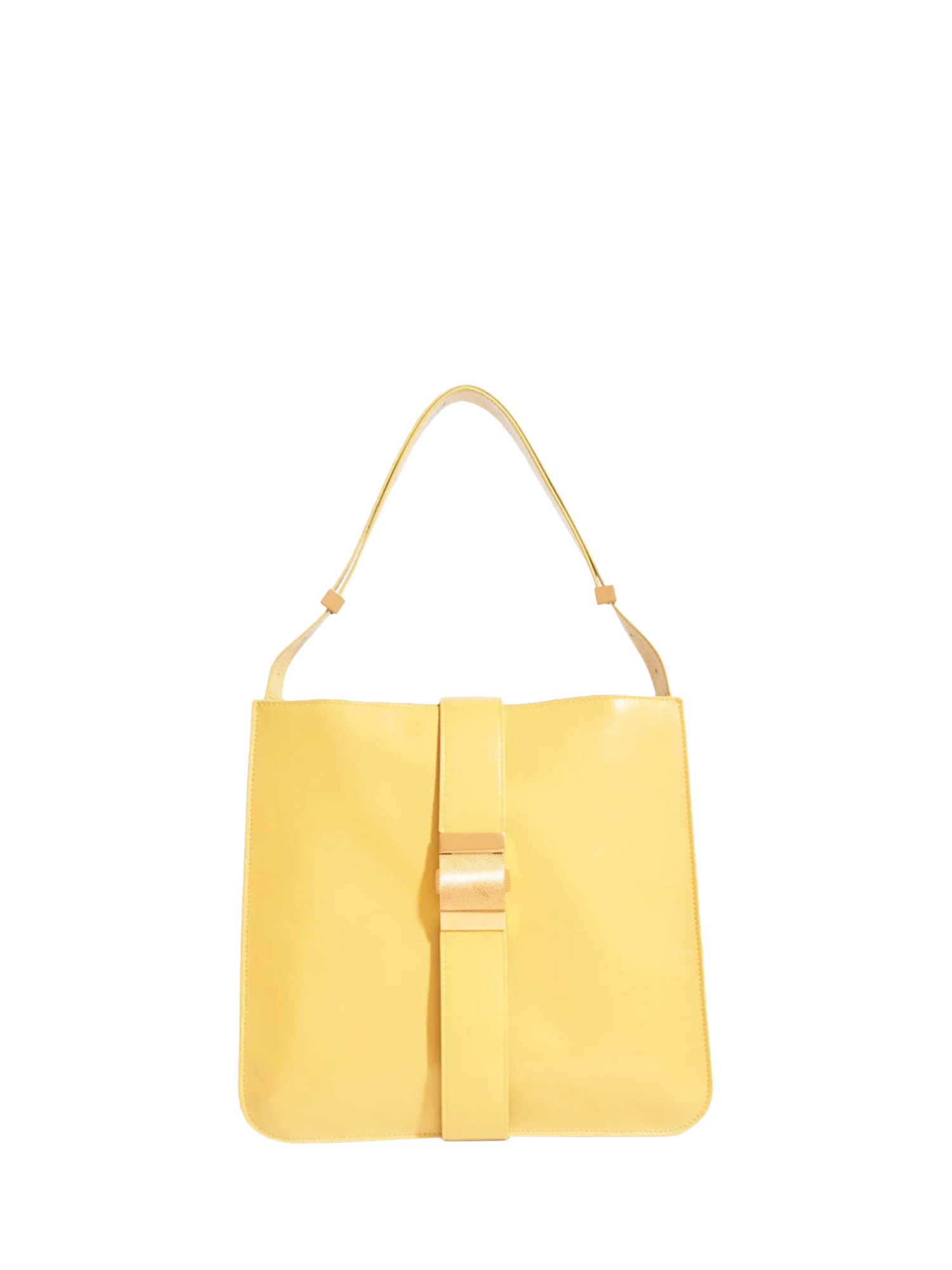 Pre-loved Bottega Veneta The Marie Leather Shoulder Bag, Yellow