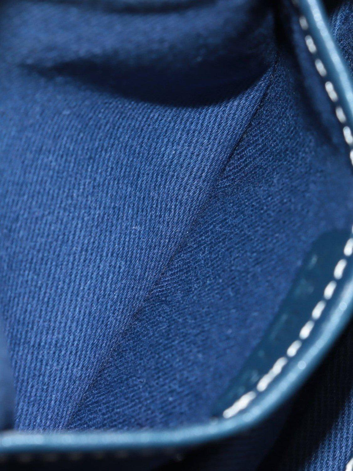 Product image 8 of 10, which shows Pre-loved CELINE Macadam Ava Canvas Shoulder Bag, Blue