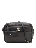 Pre-loved CHANEL 2019 Lambskin Camera Bag, Black