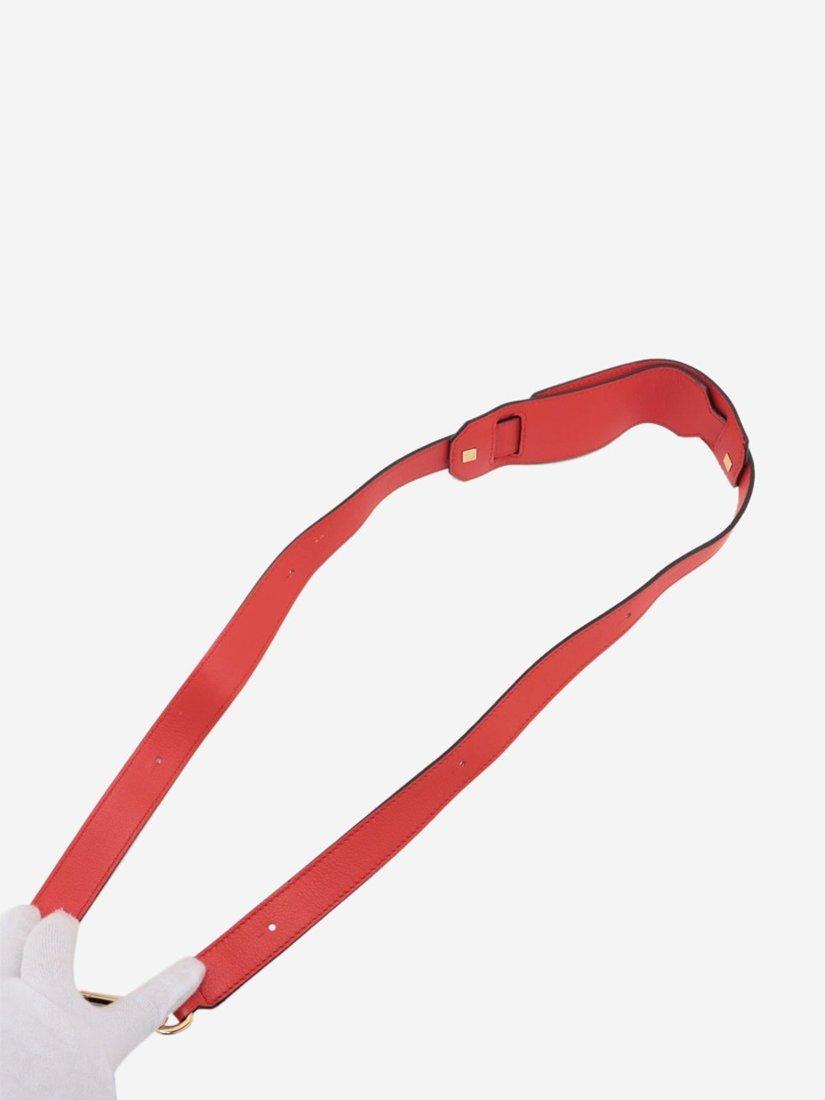 Product image 7 of 10, which shows Pre-loved LOEWE Medium Puzzle Leather Cross Body Bag, Red