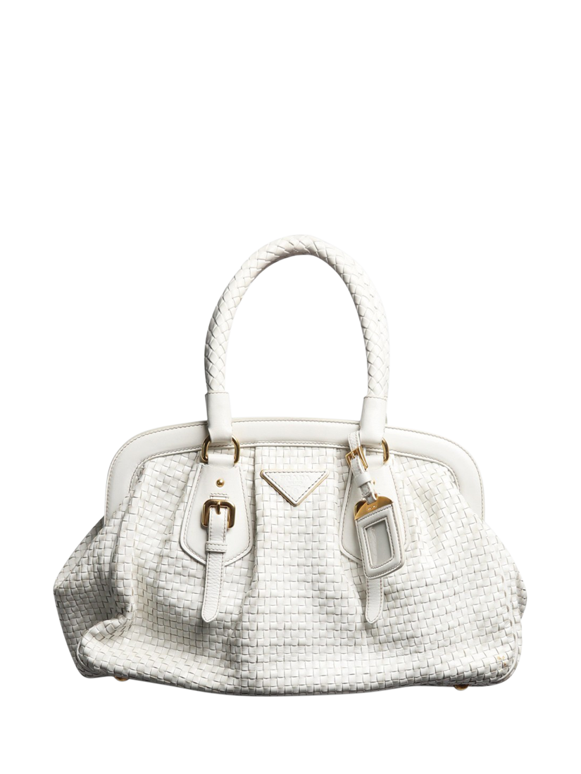 Prada purse white best sale