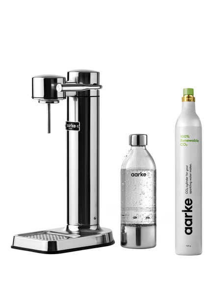 Aarke Carbonator 3 Sparkling Water Maker Kit, Steel, Steel