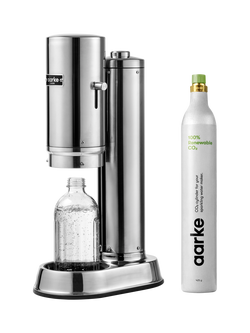 Aarke Carbonator Pro Sparkling Water Maker Kit, Steel, Steel