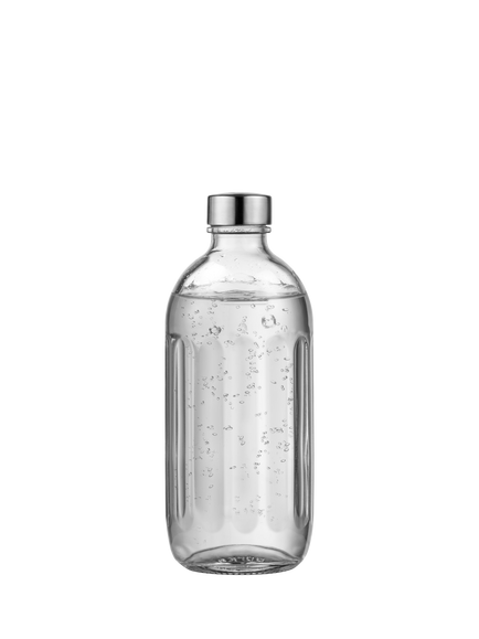 Aarke Glass Carbonator Pro Drinks Bottle, 800ml, Clear, Clear