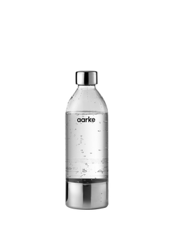 Aarke PET Carbonator 3 Drinks Bottle, 1L, Steel, Steel