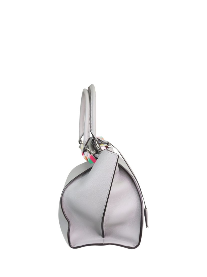 Product image 4 of 6, which shows Pre-loved Fendi Leather Studded 3Jours Tote Bag, Grey