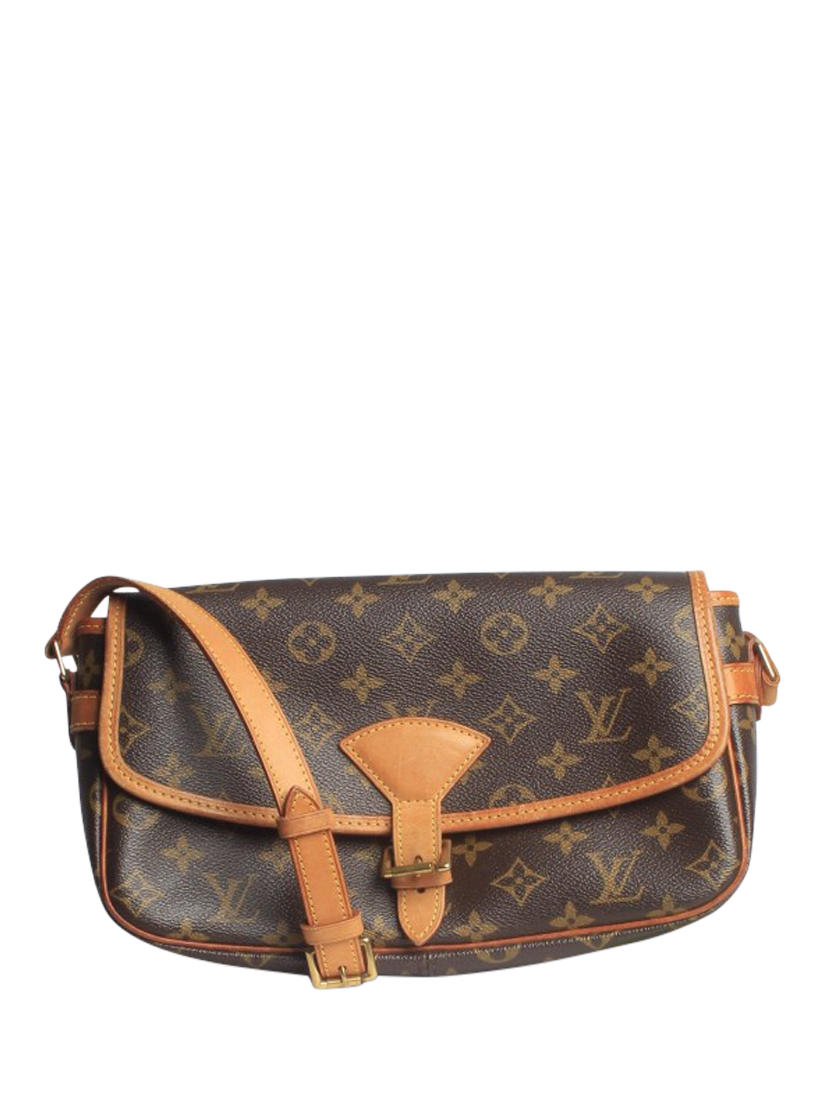 Pre-loved Louis Vuitton 2006 Monogram Sologne Canvas Shoulder Bag, Brown