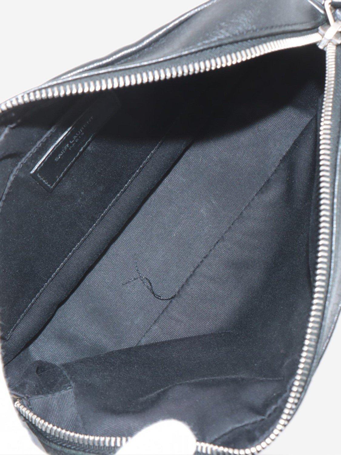 Product image 6 of 10, which shows Pre-loved SAINT LAURENT Lou Leather Camera Bag, Black