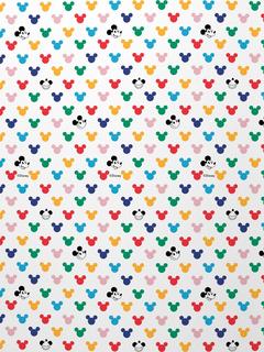 Disney Mickey Mouse Heads Wrapping Paper, Multi, 3m