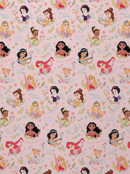 Disney Princess Wrapping Paper, Light Pink, 3m, Light Pink