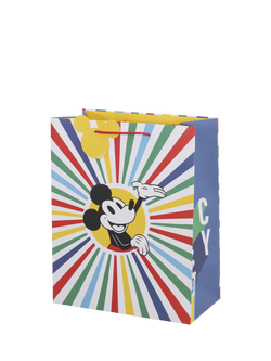 Disney Mickey Mouse Rainbow Gift Bag, Multi, Medium, Multi