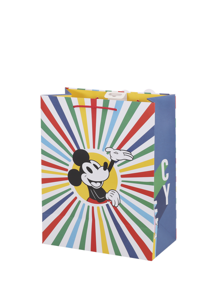 Disney Mickey Mouse Rainbow Gift Bag, Multi, Medium - view 2, Multi