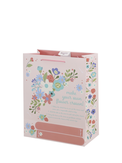 Disney Princess Birthday Gift Bag, Multi, Medium - view 2, Light Pink