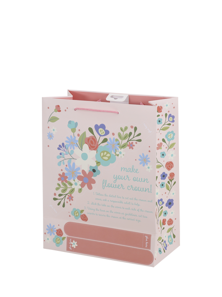 Disney Princess Birthday Gift Bag, Multi, Medium - view 2, Light Pink