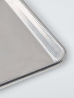 John Lewis X Deliciously Ella Aluminium Baking Tray, 32cm - view 2, Silver