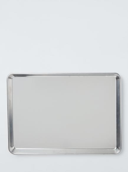 John Lewis X Deliciously Ella Natural Aluminium Baking Tray, 45cm, Silver