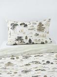 Disney x Sanderson Winnie the Pooh Duvet Cover and Pillowcase Set, Green/Multi