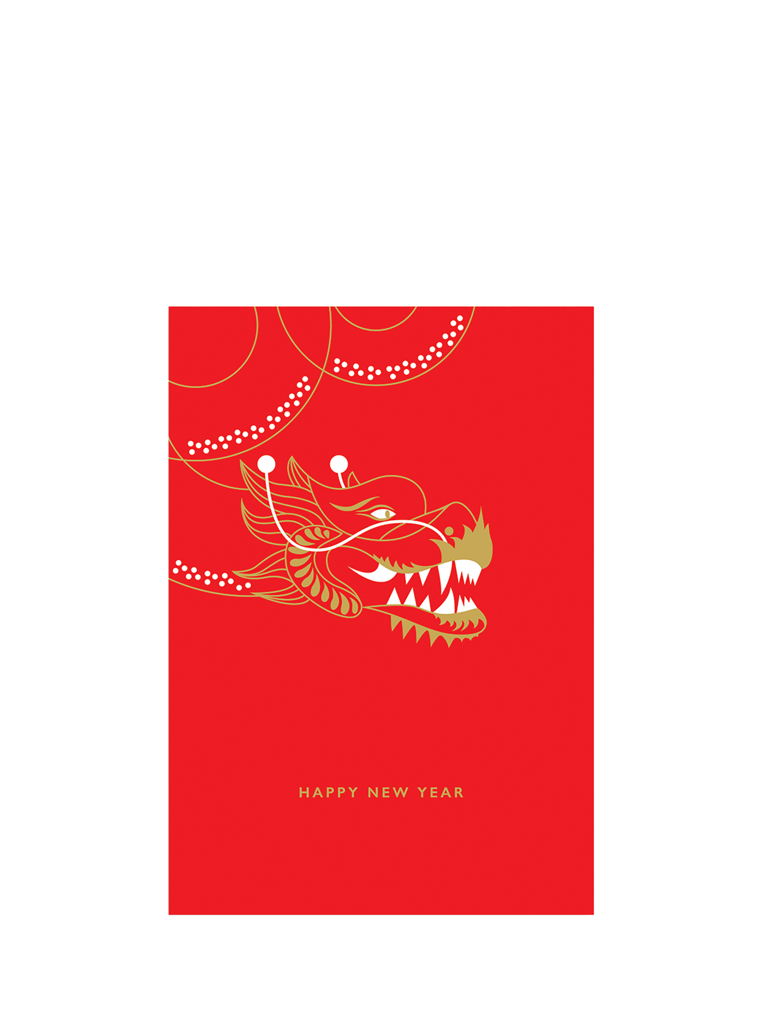 Art File Dragon Happy New Year Card