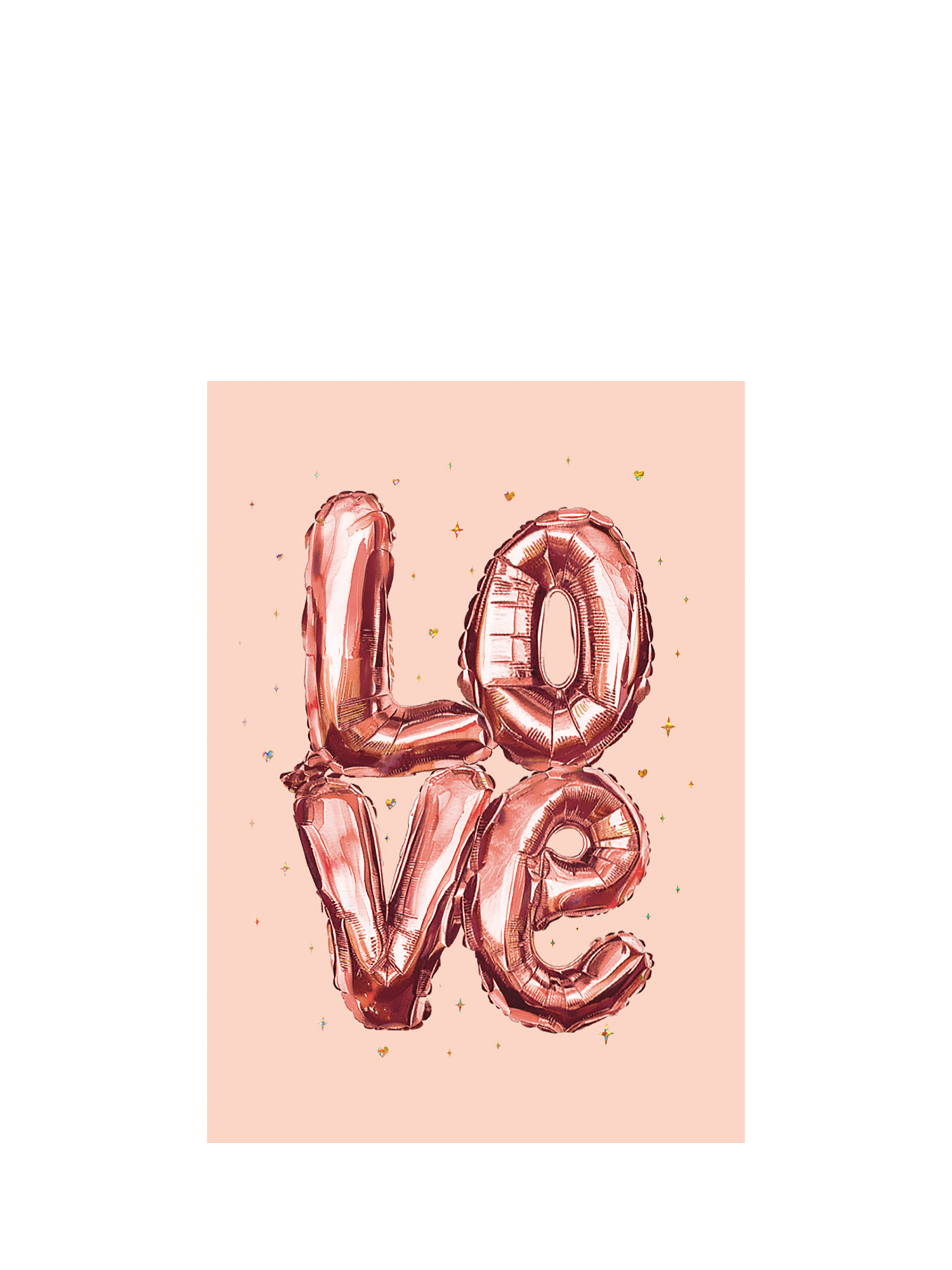 Art File Love Balloons Valentine's Day Card