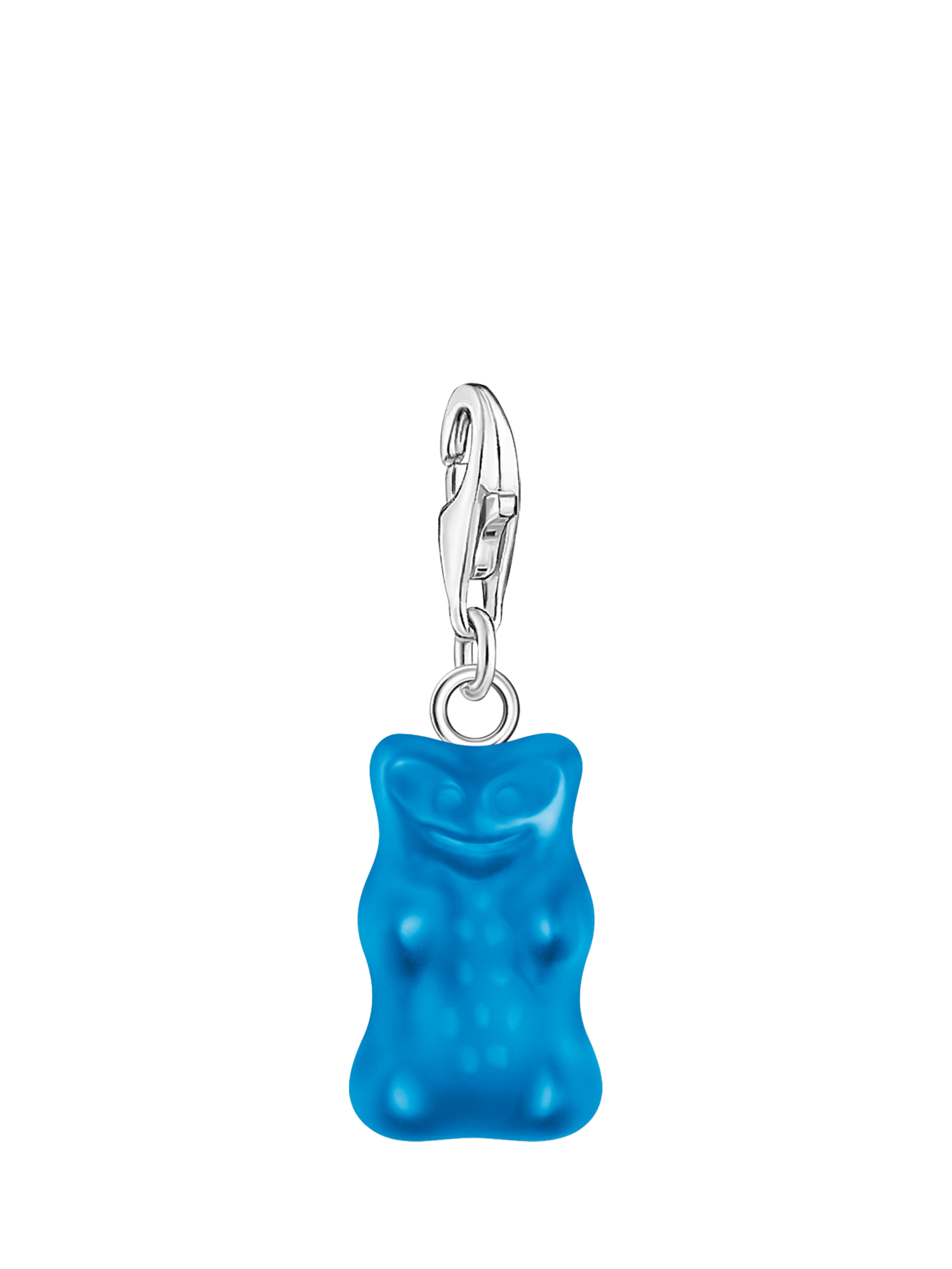 Product image 1 of 4, which shows THOMAS SABO x Haribo Official Blue Goldbear Sterling Silver Pendant Charm, Blue/Silver