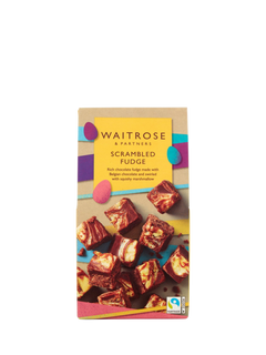 Waitrose & Partners Chocolate Scrambled Fudge, 148g