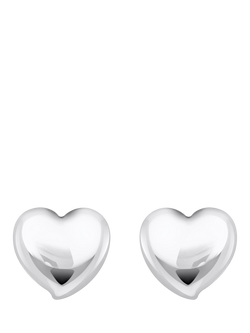 THOMAS SABO Bold Elegance Statement Heart Earrings, Silver - view 2, Silver