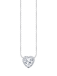 THOMAS SABO Essentials Cubic Zirconia Heart Pendant Necklace, Silver