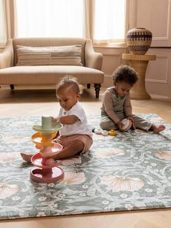 Totter + Tumble X Morris & Co Collection Standard Playmat, Pimpernel Wooded Dell/Bachelor's Button Brick Dust - view 2, Multi